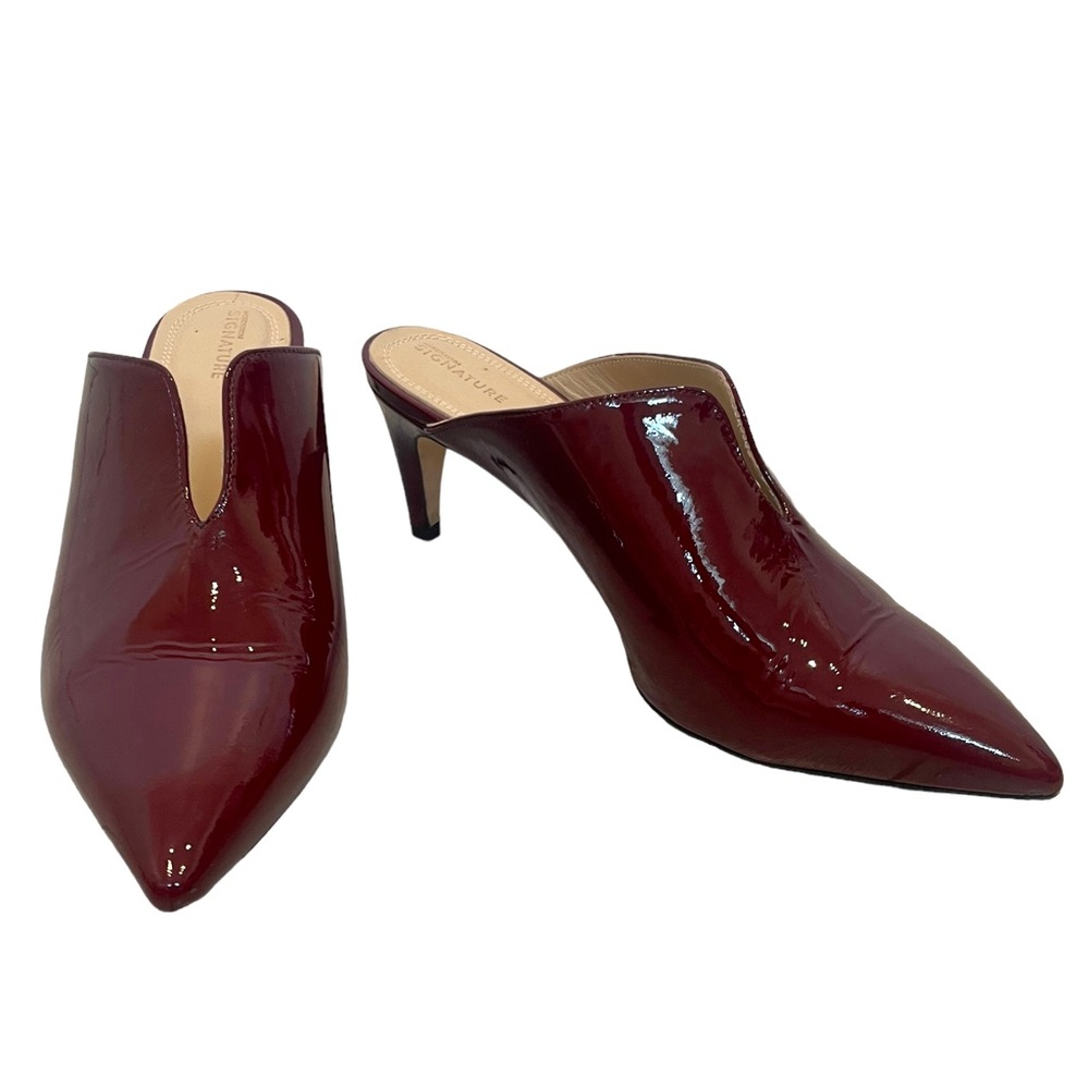 Nordstrom Signature Patent Leather Mules